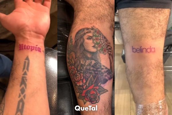 A un lado, Nodal y Lupillo, este chico se tatuó a Belinda y jamás ha salido con ella